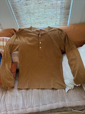 Freenote Cloth Long-Sleeve Henley Shirt